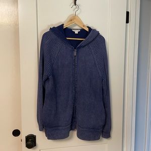 Barely worn coldwater creek cotton zip up cardigan